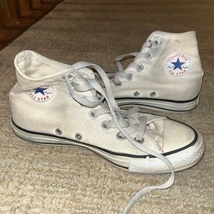 White high top converse